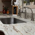 white marble kitchen counters