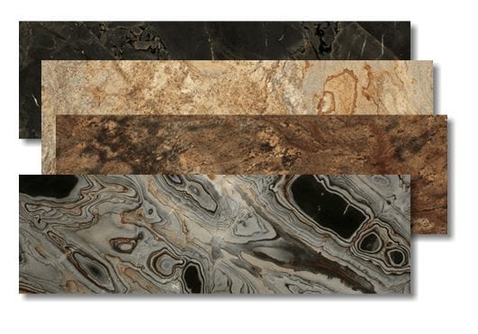 examples of granite and marble half slabs